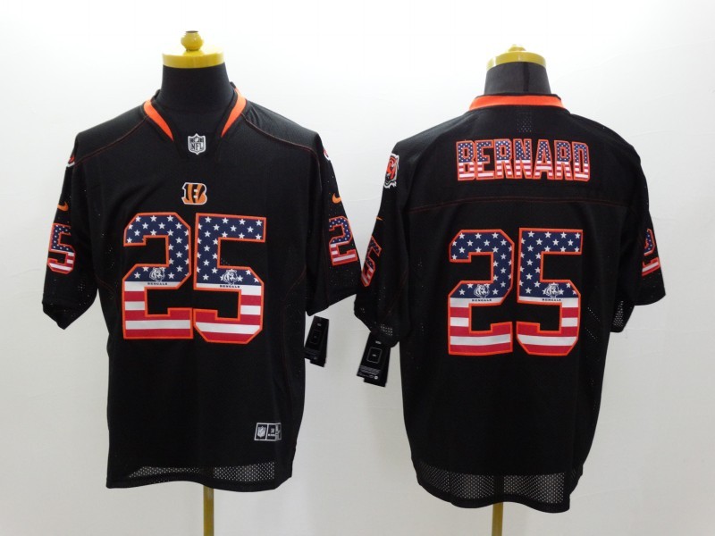 Men's Cincinnati Bengals Giovanni Bernard #25 Black Jersey Men's Cincinnati Bengals Giovanni Bernard #25 Black Jersey